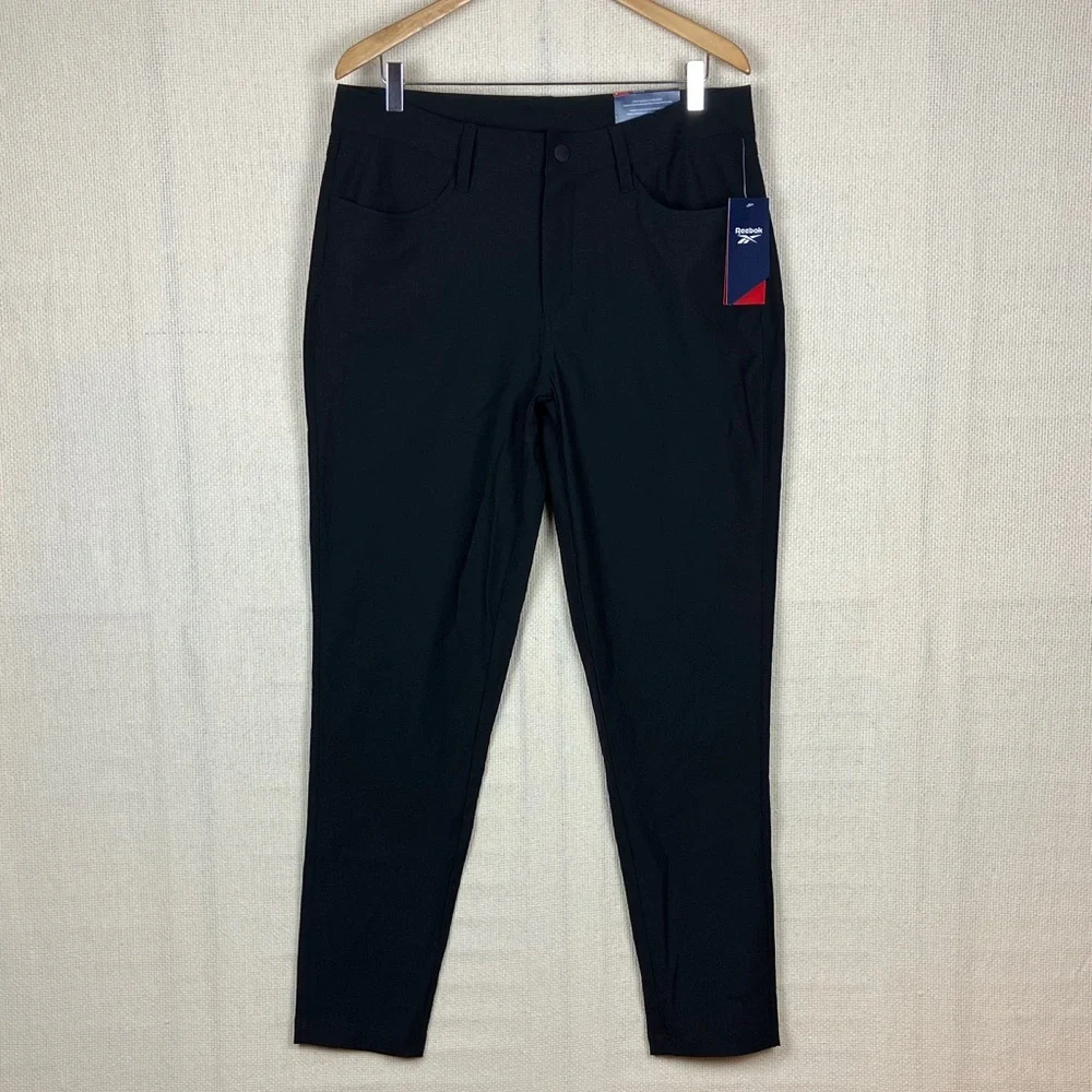 Reebok 5-Pocket 34x32 Voyager Black Golf Pants Men's NWT